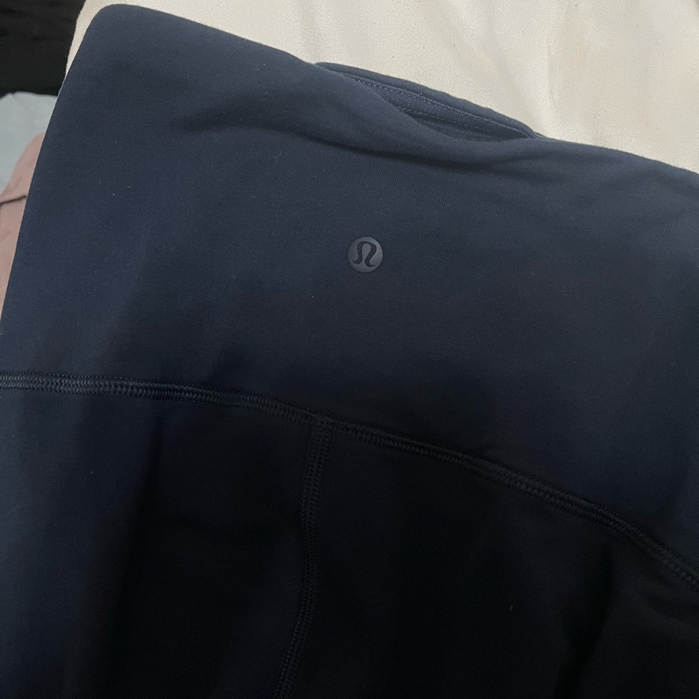 Lululemon Wunder Lounge Super High Rise Navy Tight 28” - Picture 5 of 10
